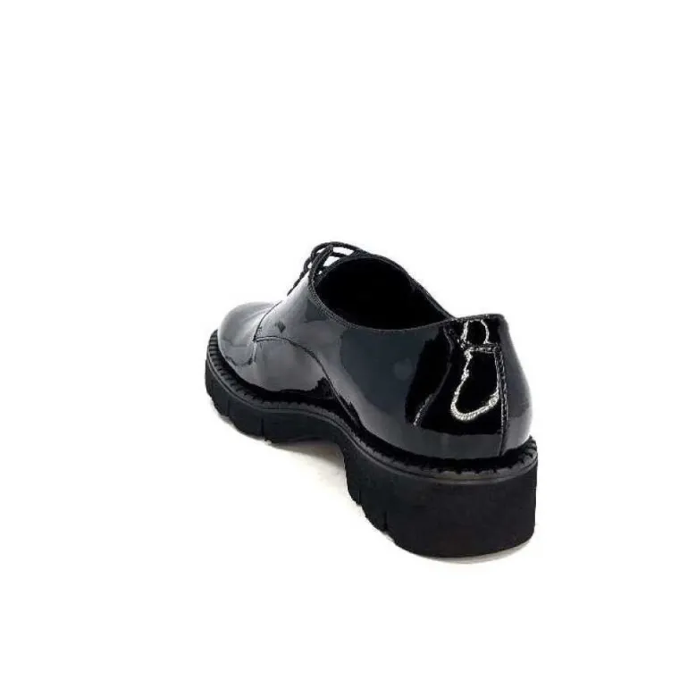 Ivoire B038 Cuir Vernis Noir