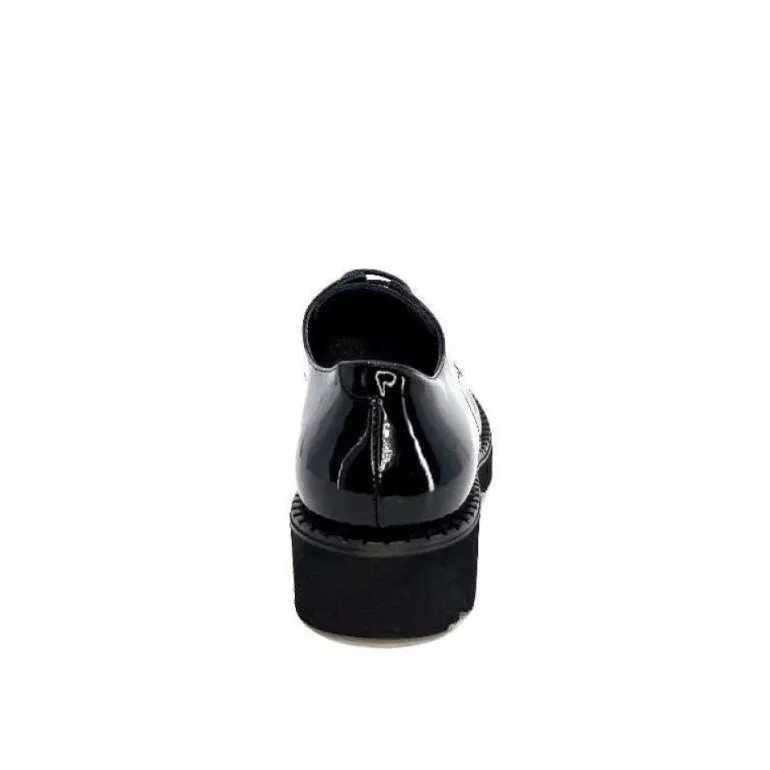 Ivoire B038 Cuir Vernis Noir