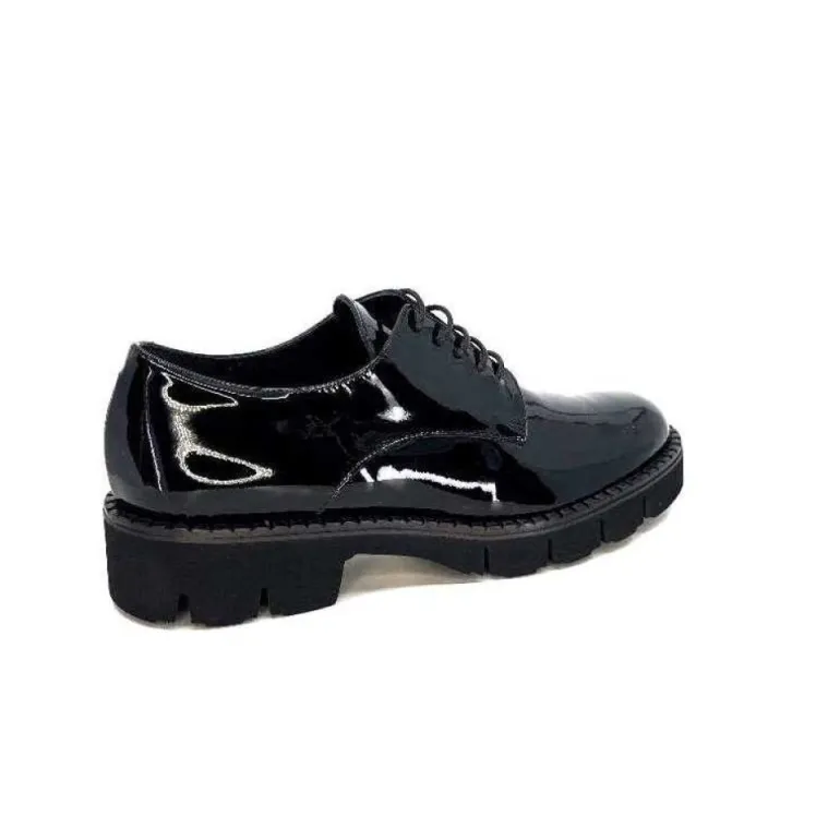 Ivoire B038 Cuir Vernis Noir