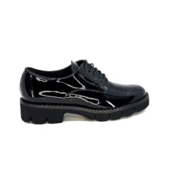Ivoire B038 Cuir Vernis Noir