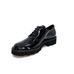 Ivoire B038 Cuir Vernis Noir