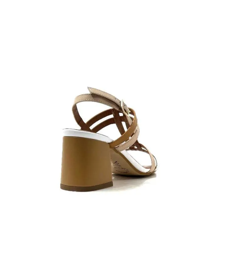 Ivoire B621 F Romagna Cuir Blanc Beige
