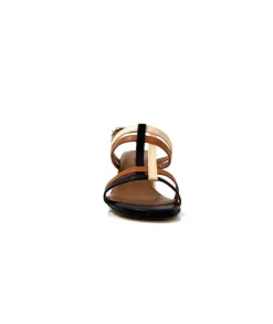 Ivoire B621 F Romagna Cuir Noir Cognac Nude