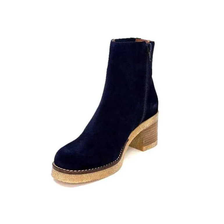 Ivoire Cv6104 Daim Bleu Marine