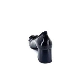 Ivoire 7E4906 Iv Cuir Vernis Noir