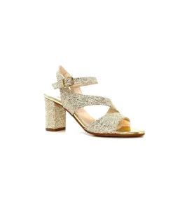 Ivoire F2215 Asia Textile Glitter Or