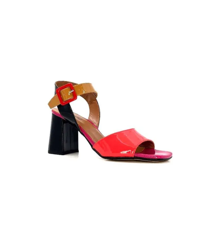 Ivoire F1136 Mare Cuir Vernis Multicolor