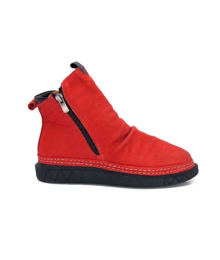 Ivoire 32Fe12 Cuir Vintage Rouge