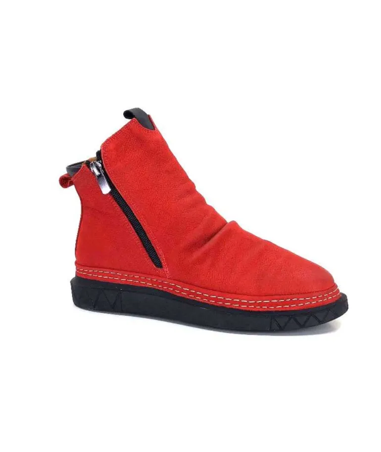 Ivoire 32Fe12 Cuir Vintage Rouge