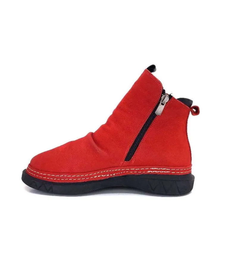 Ivoire 32Fe12 Cuir Vintage Rouge