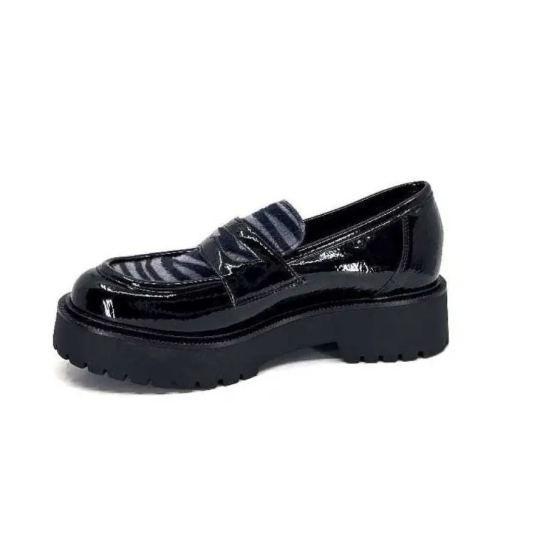 Ivoire 1M4883 Cuir Vernis Noir