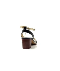 Les Tropeziennes Lilon Cuir Noir & Or