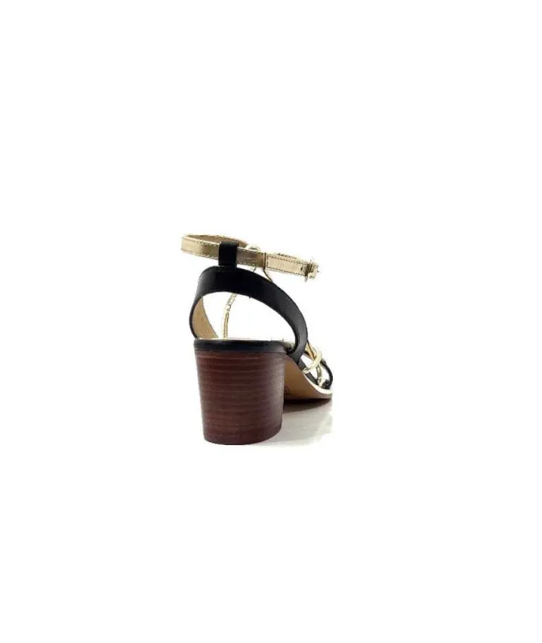 Les Tropeziennes Lilon Cuir Noir & Or