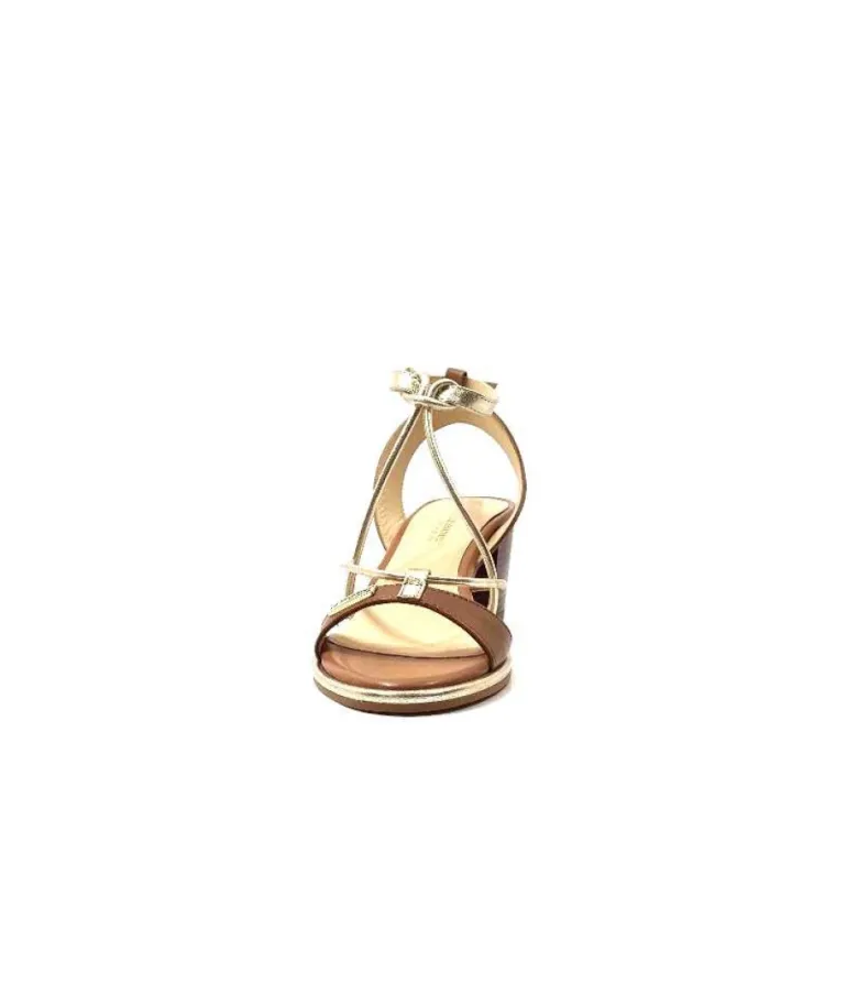 Les Tropeziennes Lilon Cuir Marron & Or