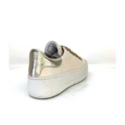 Meline Pf222 Cuir Creme Et Dore