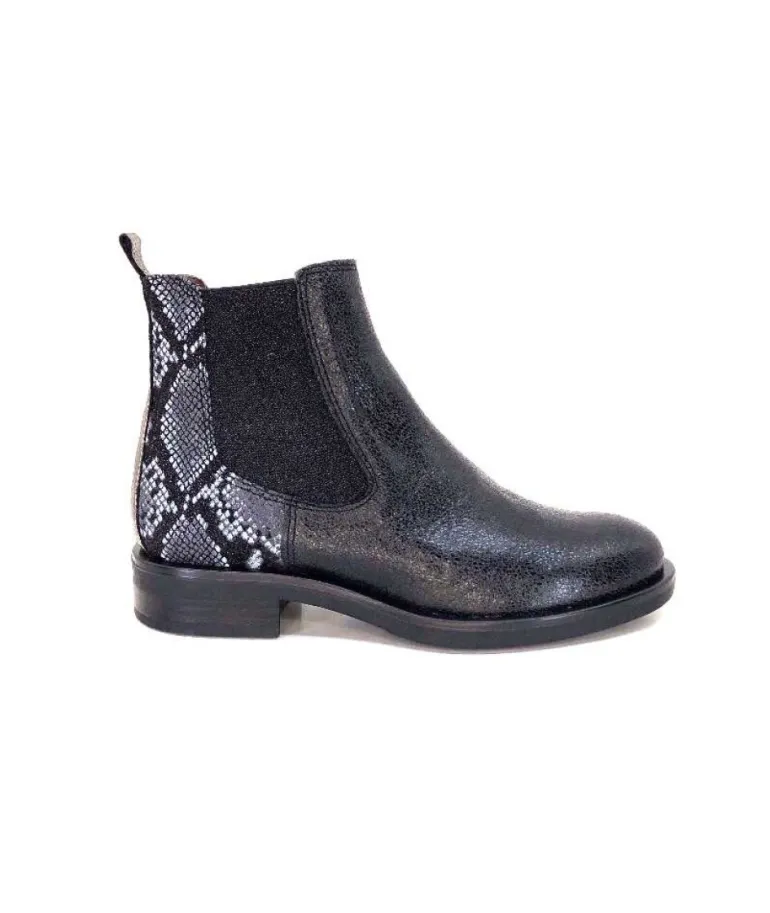 Mkd Sibel4 Cuir Metal Noir