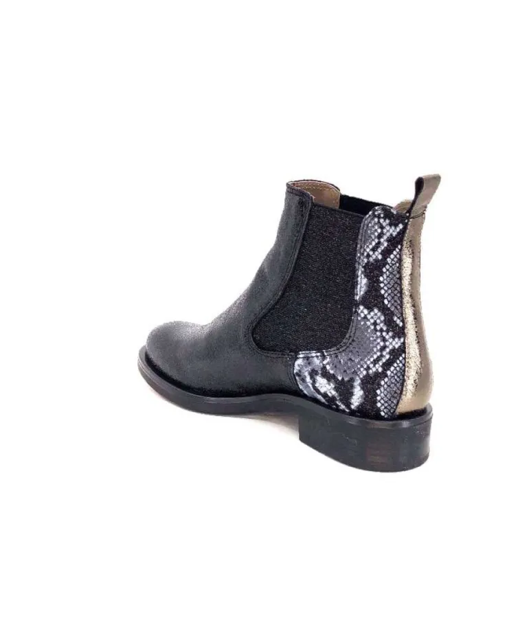 Mkd Sibel4 Cuir Metal Noir