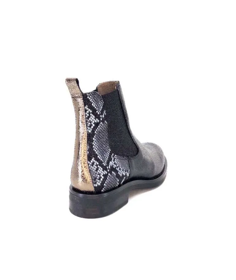 Mkd Sibel4 Cuir Metal Noir