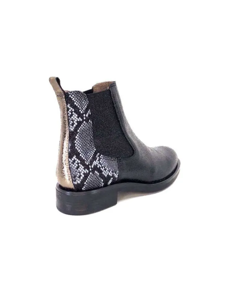 Mkd Sibel4 Cuir Metal Noir