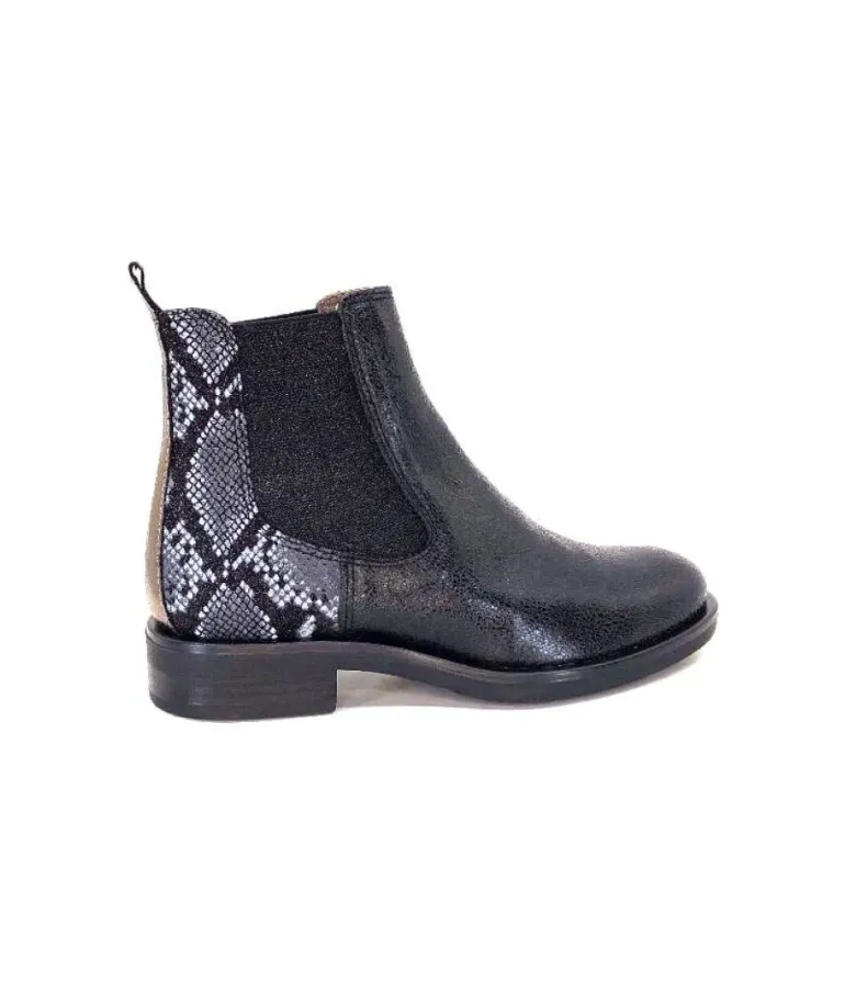 Mkd Sibel4 Cuir Metal Noir