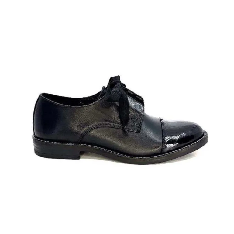 Myma 7008/01 Cuir Noir Vernis Noir