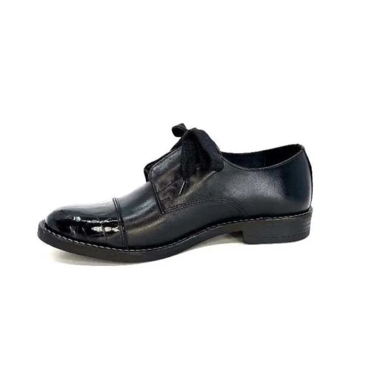 Myma 7008/01 Cuir Noir Vernis Noir