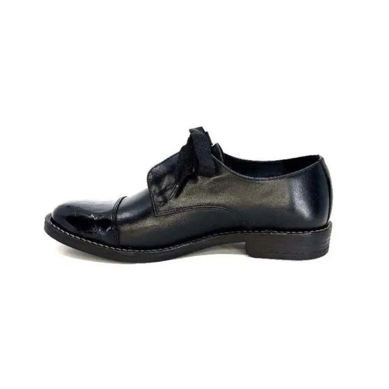 Myma 7008/01 Cuir Noir Vernis Noir
