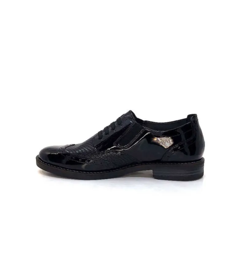 Myma 6009 Cuir Vernis Noir
