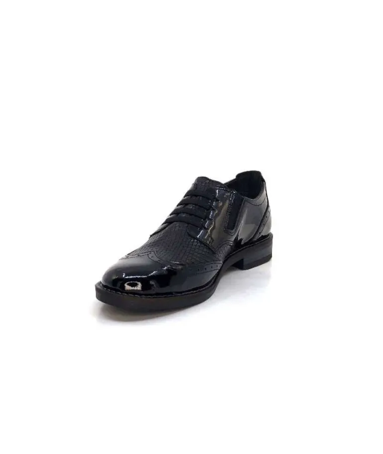 Myma 6009 Cuir Vernis Noir