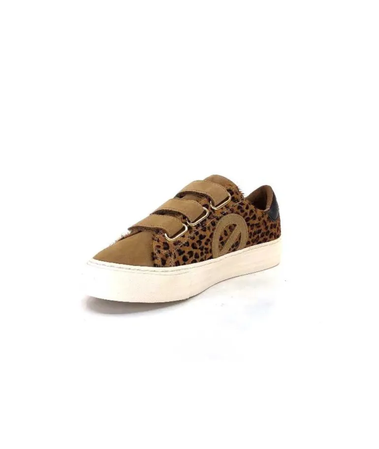 No Name Arcade Straps Side Daim Camel Leo