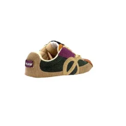 No Name Carter Runner Textile Kaki Noisette