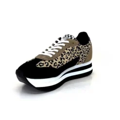 No Name Flex M Jogger Daim Textile Beige Et Noir