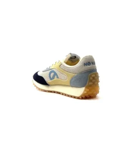 No Name Punky Jogger Daim Bleu Textile Beige