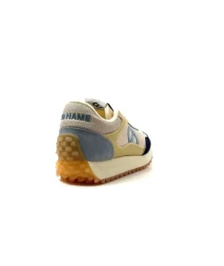 No Name Punky Jogger Daim Bleu Textile Beige