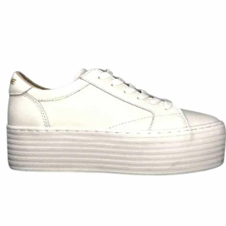 No Name Spice Sneaker Cuir Blanc