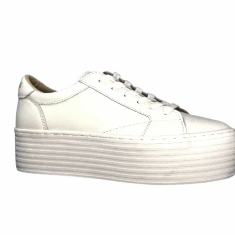 No Name Spice Sneaker Cuir Blanc