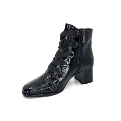 Regarde Le Ciel Ines 65 Cuir Vernis Noir