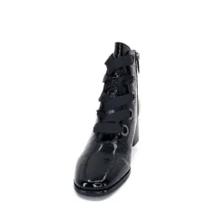 Regarde Le Ciel Ines 65 Cuir Vernis Noir