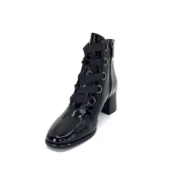 Regarde Le Ciel Ines 65 Cuir Vernis Noir