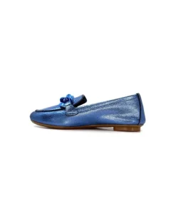 Requins Hartega Cuir Metal Bleu