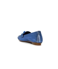 Requins Hartega Cuir Metal Bleu