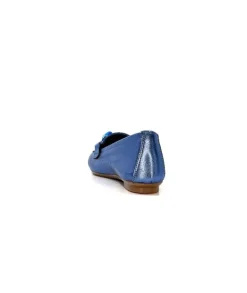 Requins Hartega Cuir Metal Bleu