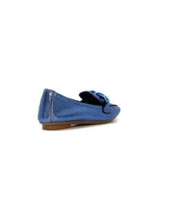 Requins Hartega Cuir Metal Bleu