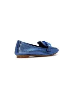 Requins Hartega Cuir Metal Bleu