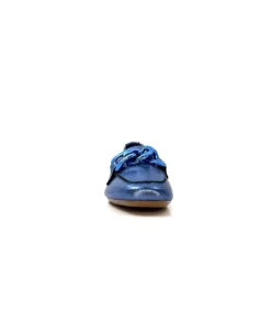 Requins Hartega Cuir Metal Bleu