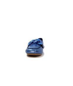Requins Hartega Cuir Metal Bleu