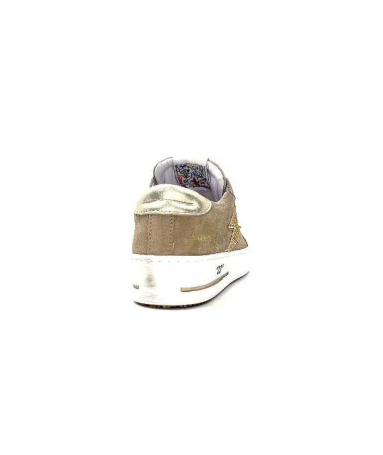 Semerdjian Smr Maya 9503 Daim Beige Lacets Rose