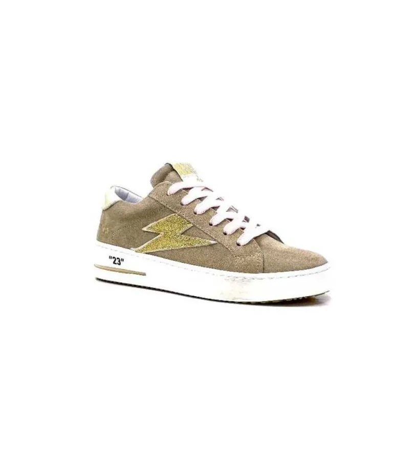 Semerdjian Smr Maya 9503 Daim Beige Lacets Rose