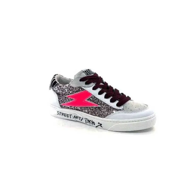 Semerdjian Smr23 Taline 10435 Cuir Blanc Glitter Rose