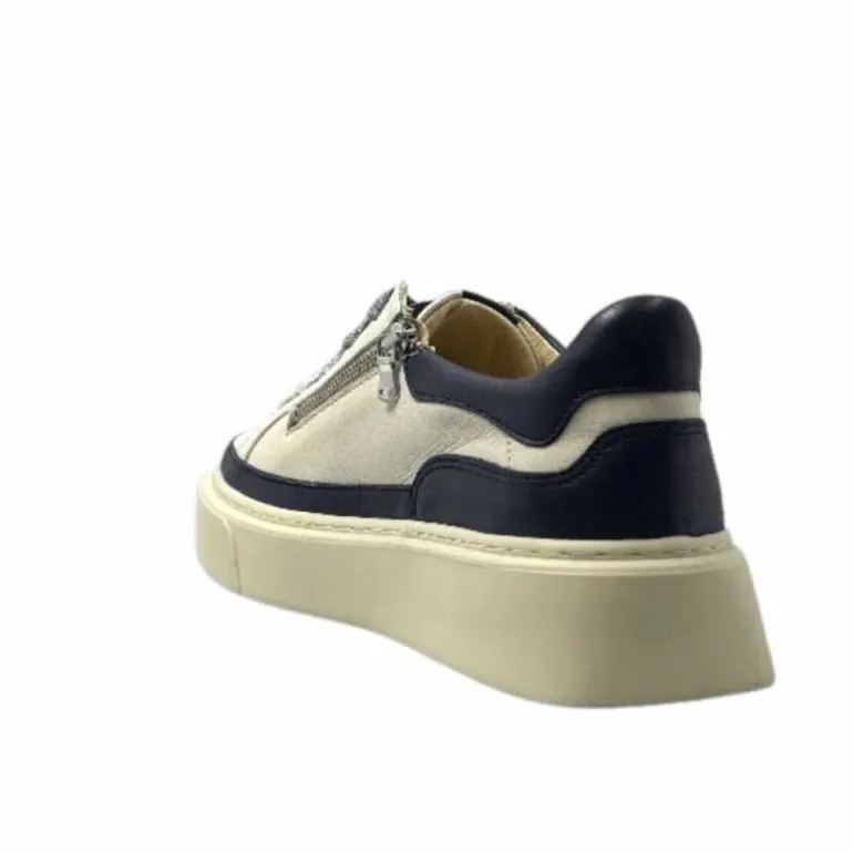 Softwaves 8.80.01/03 Cuir Creme & Marine